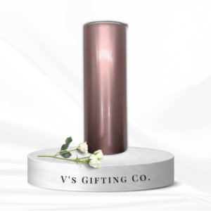 20oz Rose Gold Skinny Tumbler (590ml)