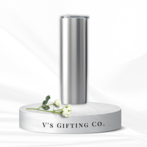 20oz Silver Skinny Tumbler (590ml)